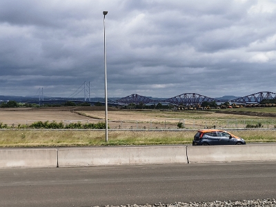 Edinburgh Castle, The Queensferry Crossing, Forth Road Bridge, Forth Bridge